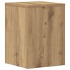 vidaXL Plantenstandaards 2 st 25x25x35 cm hout artisanaal eiken