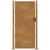 vidaXL Poort 100x200 cm cortenstaal
