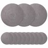 vidaXL Jute placematten 12 pcs Grijs &Oslash; 30 cm 100% Tossa Jute