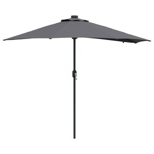 vidaXL Tuinparasol Antraciet 294 x 150 x 223 cm Polyester en staal