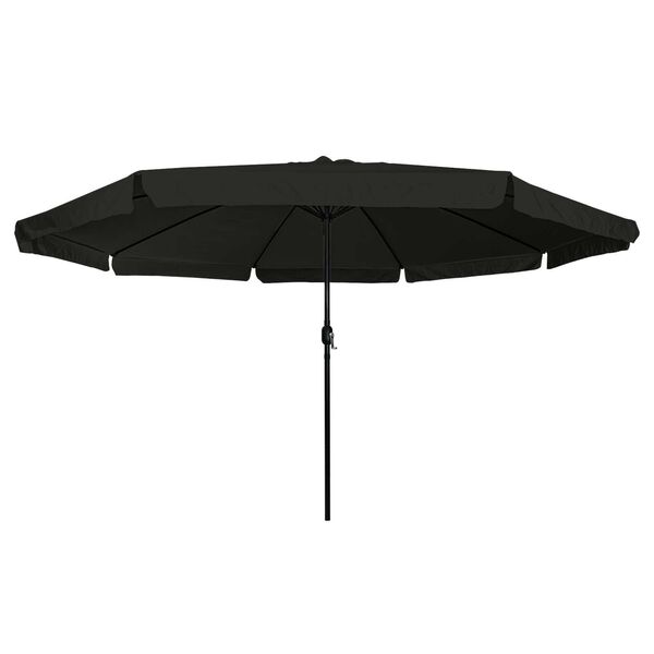 vidaXL Tuinparasol Zwart 395 x 395 x 245 cm Polyester en staal
