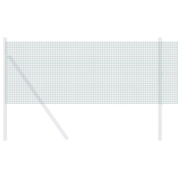 vidaXL Gelaste draadhek Groen 0.6 x 25 m