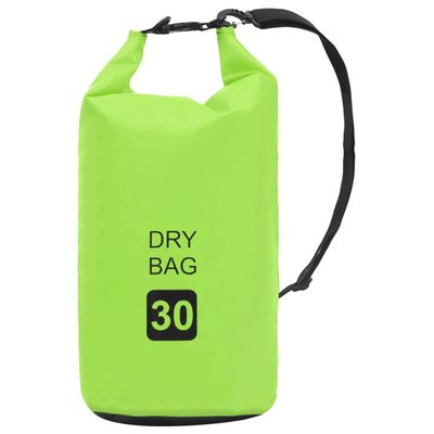 vidaXL Drybag 30 L PVC groen