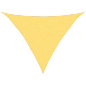 vidaXL Zonnezeil 160 g/m&sup2; 2,5x2,5x3,5 m HDPE beige