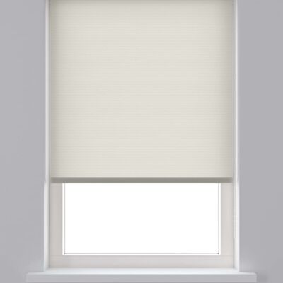 Decosol Rolgordijn lichtdoorlatend 60x190 cm wit met patroon