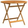 vidaXL Tuintafel inklapbaar &Oslash;90x75 cm massief eucalyptushout