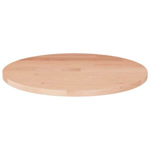 vidaXL Tafelblad rond &Oslash;30x1,5 cm onbehandeld massief eikenhout