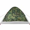vidaXL Koepeltent 4-persoons waterdicht camouflage