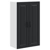 vidaXL Wandkast PORTO Zwart 60 x 31 x 100 cm Bewerkt hout