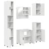 vidaXL Badkamermeubelset 5 st Hoogglans wit 61 x 35 x 64 cm