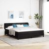 vidaXL Boxspringbed met matras Zwart 180 x 200 cm Fluweel