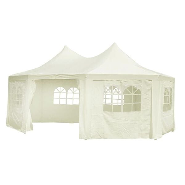 vidaXL | Tuin Tent Dek | Cr&egrave;me 6 x 4.5 x 3 m Stof