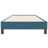 vidaXL Boxspring zonder matras fluweel donkerblauw 100x220 cm