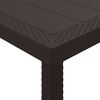 vidaXL Tuin Eettafel Bruin 300 x 100 x 73 cm poly rattan