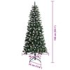 vidaXL Kunstkerstboom met 150 LED Groen 150 cm PVC en Plastic en Staal