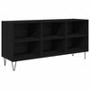 vidaXL TV-kast 103,5 x 30 x 50 cm Zwart Eiken Bewerkt hout