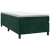 vidaXL Boxspring bed 80x200 cm fluweel donkergroen