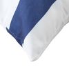 vidaXL Sierkussens 4 st gestreept 60x60 cm stof blauw en wit