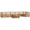vidaXL Buiten bankenset 7 pcs Naturel Massief Acaciahout