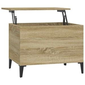 vidaXL Salontafel 60x44,5x45 cm bewerkt hout sonoma eikenkleurig