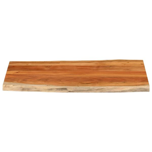 vidaXL Tafelblad rechthoekig natuurlijke rand 100x60x3,8 cm acaciahout