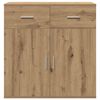 vidaXL Dressoir met lade Artisan Eiken 78 x 38 x 80 cm Bewerkt hout