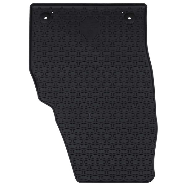 vidaXL Autobodemmat 4 pcs Zwart VW POLO , TAIGO Rubber