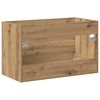vidaXL Badkamer wastafelkast Artisan Oak 80x38,5x48 cm Engineered Wood