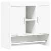 vidaXL Wandplank Muurmontage Wit 80 x 36 x 80 cm Bewerkt hout