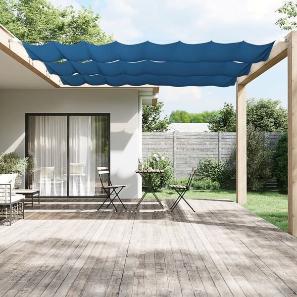 vidaXL Luifel verticaal 100x360 cm oxford stof blauw