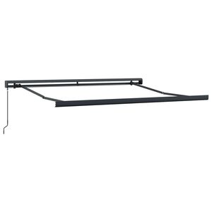 vidaXL Handmatige Luifel Frame 3 x 2,5 m Antraciet