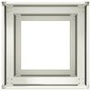 vidaXL Plantenbak 40x40x80 cm koudgewalst staal wit
