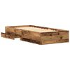 vidaXL Bedframe met lades met lade Oud hout 100 x 200 cm Bewerkt hout