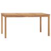 vidaXL Tuintafel 160x80x77 cm massief teakhout