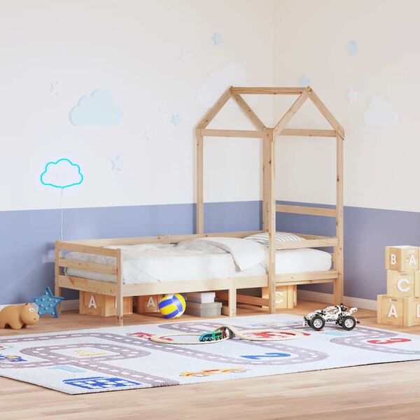 vidaXL Kinderbedhuisje 108x70x176,5 cm massief grenenhout