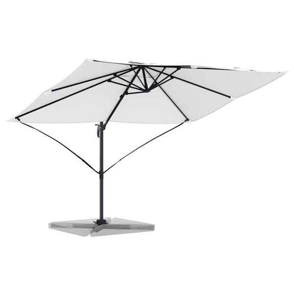 vidaXL Parasol Zand 351 x 250 x 260 cm Polyester en Aluminium