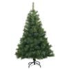 vidaXL Kunstkerstboom met 150 LED met standaard Groen 150 cm PE en PVC