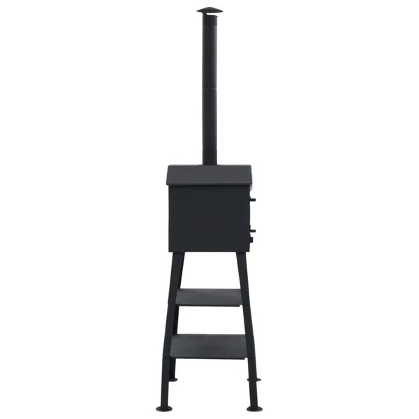 vidaXL Pizzaoven op houtskool voor buiten met 2 chamottestenen