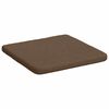 vidaXL Zitkussens 4 pcs Bruin 40 x 40 x 3 cm Stof