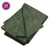 vidaXL Dekzeil 180 g/m&sup2; 4x4 m HDPE groen