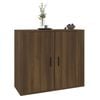 vidaXL Dressoir 80x33x70 cm bewerkt hout bruin eikenkleur