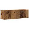 vidaXL 8-delig Tv-meubelset wandmontage bewerkt hout oud houtkleurig
