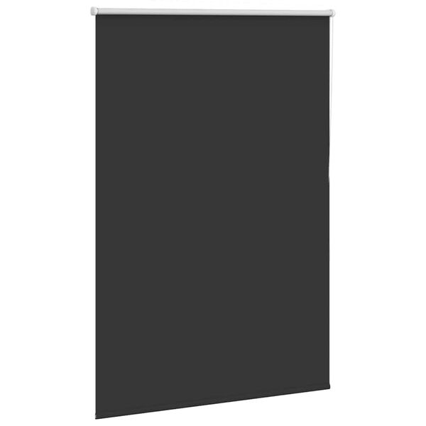 vidaXL Rolgordijn verduisterend 105x150 cm stofbreedte 100,7 cm zwart