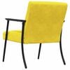 vidaXL Fauteuil Geel 59 x 75 x 78 cm Fluweel