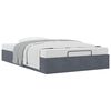 vidaXL Bedframe zonder matras 120x190 cm fluweel donkergrijs