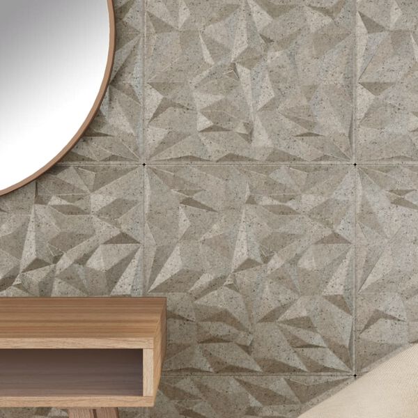 vidaXL 48 st Wandpanelen amethist 12 m&sup2; 50x50 cm XPS beton