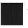 vidaXL Venetiaanse jaloezie Zwart 150 x 150 cm 25 mm PVC