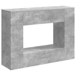 vidaXL Wandtafel Beton Grijs 101 x 29 x 74 cm Geconstrueerd hout