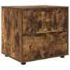 vidaXL Opbergkast Gerookt eiken 60 x 48 x 57 cm Bewerkt hout