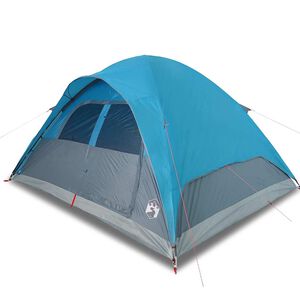 vidaXL Koepeltent 6-persoons waterdicht blauw